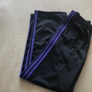 Adidas climite women’s black pants with purple
